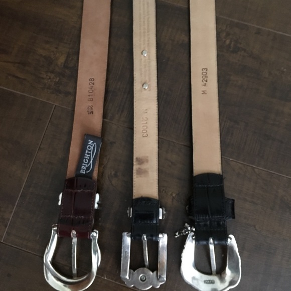 Brighton leather belts (M)$35 per each - Picture 2 of 3